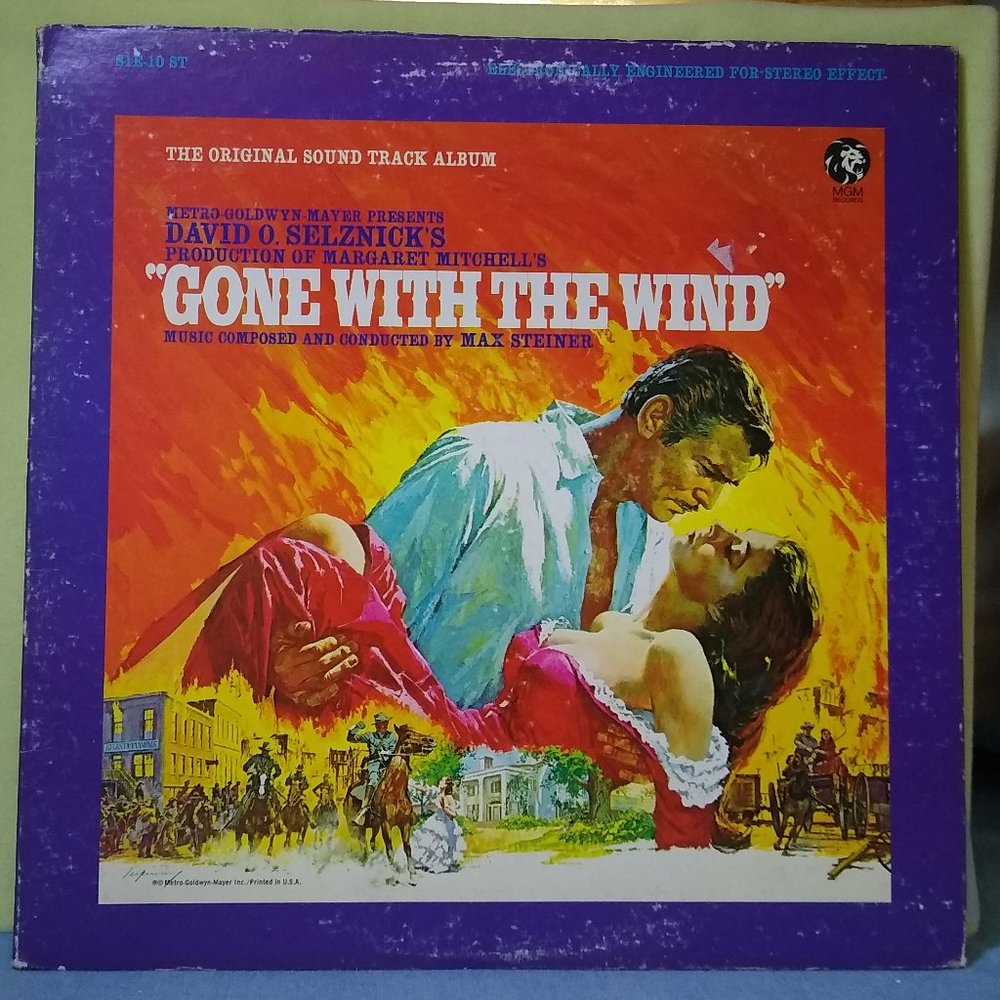 Gone With The Wind Original 1967 soundtrack Gatefold Vinyl record Minty and rare